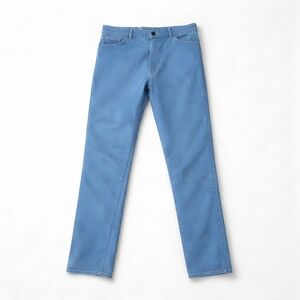 Vintage 70's Levis Orange Tab Jeans Size 40 Light Blue Denim Skosh Twisted Seam